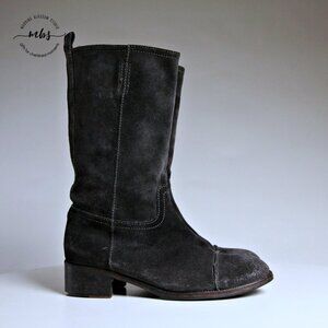 J. Crew Brewster Suede Mid Calf Boots